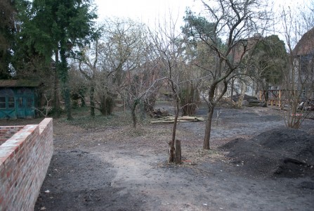 Garten im März 2009